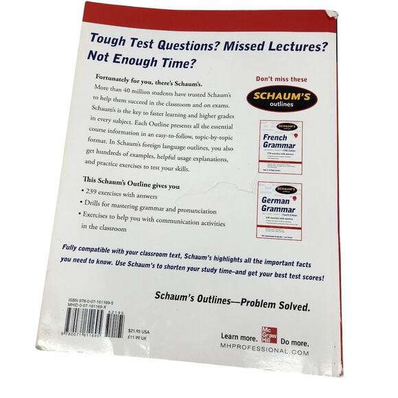 Schaum's Russian Grammar Book Language Colorful Composition Notebook Bundle - Picture 4 of 11